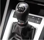  ??  ?? Precise manual gearshift is just a part of the Octavia’s solid, capable driving experience