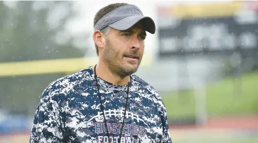  ?? APRIL GAMIZ/THE MORNING CALL ?? Former Dieruff head football coach Kyle Beller and current Whitehall defensive coordinato­r Kyle Beller has waited a year for another shot in the District 11 5A title game.