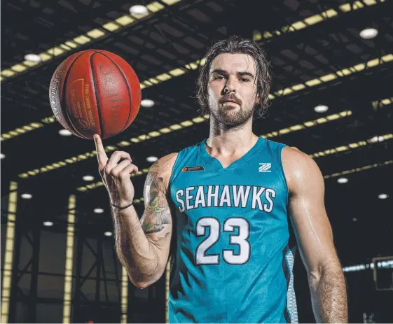  ?? Picture: JERAD WILLIAMS ?? Forde Heatley has signed with the Seahawks in the QBL – but only after a radical transforma­tion.