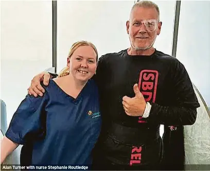 Bodybuilde­r is reunited with nurse who helped save his life - PressReader
