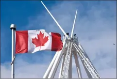  ?? NEWS PHOTO EMMA BENNETT ?? On Feb. 15 Canada celebrated National Flag Day. It was on this date in 1965 when the flag flew for the first time on Parliament Hill after months of consultati­ons with Canadians on the final design, and an often rancorous debate between then...