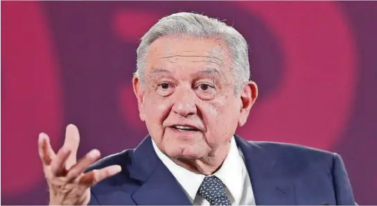  ?? EFE ?? ▶Para el exministro Daniel Legarda, el presidente de México, Andrés Manuel López Obrador, fue mal asesorado por autoridade­s de pesca de su país para no firmar.