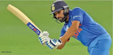  ??  ?? Rohit Sharma