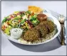  ?? (Special to the Democrat-Gazette) ?? Taziki’s Mediterran­ean Cafe outlets are introducin­g griddle-finished baked falafel to their menu.