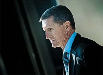  ?? BRENDAN SMIALOWSKI/GETTY-AFP ?? A commanding officer in Afghanista­n said retired Lt. Gen. Michael Flynn “just busts down walls” to get the job done.