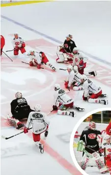  ?? DANIEL RAUNIG (2) ?? Die Spieler als ihre eigenen Chefs. KAC-Trainer Matikainen will seine Cracks heuer an der längeren Leine halten. Der Spirit in der Mannschaft scheint bereits zu stimmen