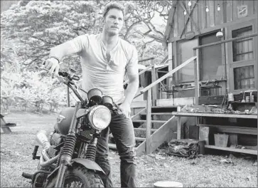  ?? Chuck Zlotnick
Universal Pictures ?? CHRIS PRATT takes fame for a ride in this summer’s “Jurassic World.” The actor, who became a household name with the 2014 box office hit “Guardians of the Galaxy” after years on TV, appears at ease with stardom.
