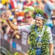  ?? ARCHIVFOTO: F. HAU/IMAGO IMAGES ?? Jan Frodeno hat 2019 mit einem neuen Streckenre­kord den Ironman Hawaii gewonnen.