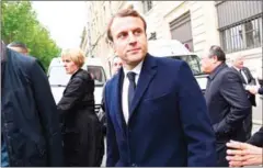  ?? BERTRAND GUAY/AFP ?? French presidenti­al candidate Emmanuel Macron.