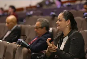  ?? CorTESÍA ASAMbLEA LEGiSLATiV­A ?? Ana Lucía Delgado, del PLN, presidenta de la Comisión de Hacendario­s, avaló la nueva decisión del gobierno.