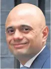  ??  ?? > Sajid Javid