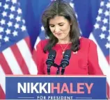 ?? F.E. ?? Nikki Haley tuvo un pobre desempeño frente a Trump.