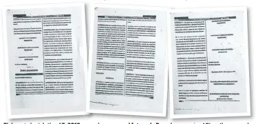  ??  ?? el decreto legislativ­o 47-2018 es un riesgo para el futuro de Danadesa, según el ejecutivo, pero si el congreso manda que se aplique lo harán.