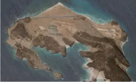  ?? Photograph: Planet Labs Inc./AP ?? No country has yet claimed the Mayun Island airbase.