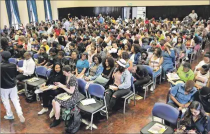  ??  ?? For many Ekurhuleni students, poverty remains a huge problem, and they are tired of corruption and inequality. Photo: Supplied