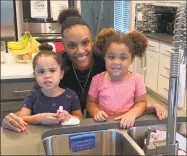  ?? Contribute­d photo ?? DeWanna Bonner with her daughters Cali, right, and Demi.