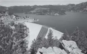  ?? Provided by Denver Water ?? The Gross Reservoir Expansion Project will add nearly 77,000 acre-feet of water.