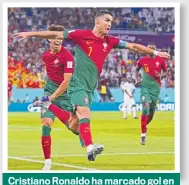  ?? ?? Cristiano Ronaldo ha marcado gol en sus cinco mundiales jugados.