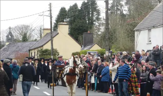  ??  ?? A new book on the life and times of An tAthair Peadar Ó Laoghaire in Carriganim­ma, including writings on the location’s recent history, has been published, which is titled ‘Ár Scéal Féin ó Charraig An Ime go dtí Caisleán Uí Liatháin’. Pictured is Carriganim­ma itself during the centenary commemorat­ion of the Easter Rising in April 2016.