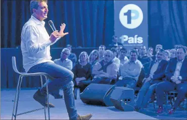  ?? PRENSA 1PAIS ?? ESTRATEGIA. En la campaña, que arranca en los próximos días, Massa saldrá a la caza de votos.