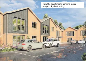  ?? Images: Aquia Housing ?? How the apartments scheme looks.