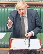  ?? Picture: UK Parliament. ?? Prime Minister Boris Johnson.