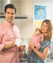  ?? Ed Miller / Amazon Studios ?? Rob Delaney and Sharon Horgan, who also created the show, return for the third season of Amazon’s funny “Catastroph­e.”