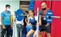  ??  ?? Shenuki took on powerlifti­ng apart from gymnastic and swimming