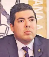  ?? /JOSÉ LUIS CAMARILLO ?? Alexander Bazán Gómez Llanos, presidente del CAT