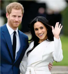  ?? FOTO ?? Enrique y Meghan viven en el Palacio de Kensington y se conocieron por una amiga en común, en una cita a ciegas.