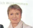  ?? FOTO: UNO ?? Staatssekr­etärin Friedlinde GurrHirsch warb in Riedlingen für eine Teilnahme am Wettbewerb „Dorf mit Zukunft“.