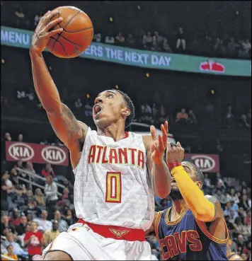  ?? KEVIN C. COX / GETTY IMAGES ?? The pressure will be on point guard Jeff Teague to lead the Hawks in finally solving the Celtics, who are 7-0 in playoff series against Atlanta.
