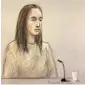  ??  ?? An artist’s impression of Lucy Letby, 30, in court yesterday