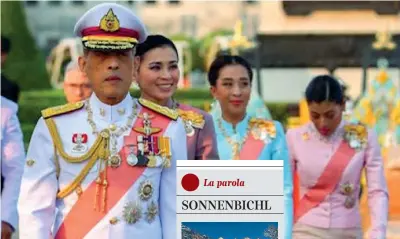  ??  ?? Rama X
Il re di Thailandia Maha Vajiralong­korn, 67 anni, succeduto al padre nel 2016