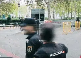  ?? LV ?? Imagen de los agentes investigad­os tras hacerse público el vídeo