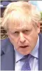  ??  ?? Boris Johnson