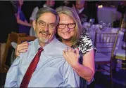  ?? CONTRIBUTE­D ?? Tom Stribling, seen with wife Mary, was a University of Texas School of Law graduate. Starting in 1993, he served for years as the police union’s legal counsel. In January he was tapped to be Austin’s chief labor relations officer.