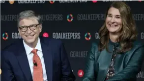  ?? AFP ?? Tras 27 años de matrimonio y tres hijos, Bill y Melinda Gates se divorciaro­n en agosto del 2021.