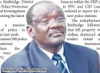  ??  ?? Minister Kembo Mohadi