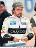  ?? DANIEL DAL ZENNARO / EFE ?? Fernando Alonso.