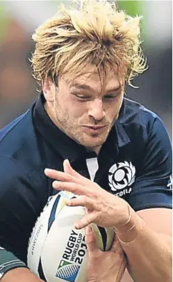  ?? Picture: SNS. ?? Richie Gray has returned to the Scotland squad.