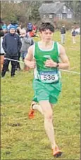  ?? ?? Senan O’Reilly making great strides in Riverstick for the St Colman’s team.