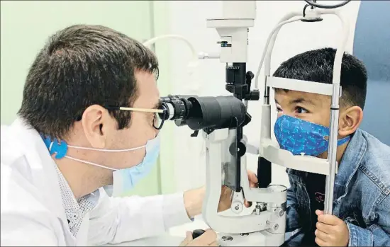  ?? SANT JOAN DE DÉU ?? En Félix tenia quatre mesos quan li van diagnostic­ar un retinoblas­toma, un tumor de retina pediàtric, als dos ulls