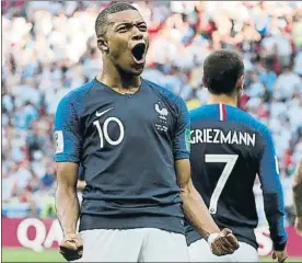  ?? FOTO: EFE ?? Kylian Mbappé con la selección francesa