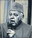  ??  ?? Farooq Abdullah told me that the state was heading towards disaster