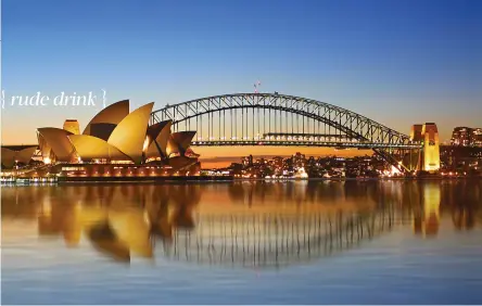  ?? ?? COMPETITIO­N WITH A VIEW Looking out at Sydney from the Four Seasons where the World Class competitio­n was held