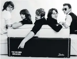  ?? THE RECORD BREAKERS ?? “We’re really hoping that it will open more doors for us and we’re really trying to expand on this,” says Hayden Nolan, one of two singers with The Record Breakers, the Montreal band that will open for Bon Jovi at the Bell Centre on Thursday.