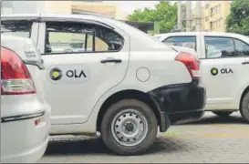  ?? MINT/FILE ?? Ola reported a sevenfold jump in revenue to ₹758.23 cr in the year ended March 31, 2016, but losses nearly tripled to ₹2,313.7 cr due to heavy discounts to customers and spending on incentives to drivers