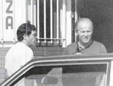  ?? BOSTON HERALD FILE ?? THE BAD GUYS: Steve Flemmi and Whitey Bulger, from left, hang out.