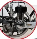  ??  ?? Blackburne engine was originally overhead valve, but has been converted to side-valve